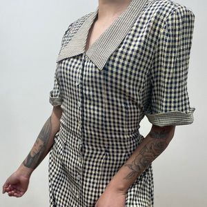Vintage plaid dress